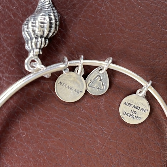 Alex and Ani Shell Charm Bracelet - Picture 3 of 3